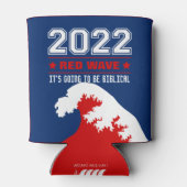 Biblical Midterms 2022 Red Wave Blikjeskoeler (Achterkant)