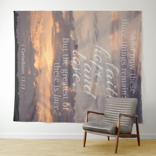 Biblical Passage Sunset  Wandkleed (In Situ (horizontaal))