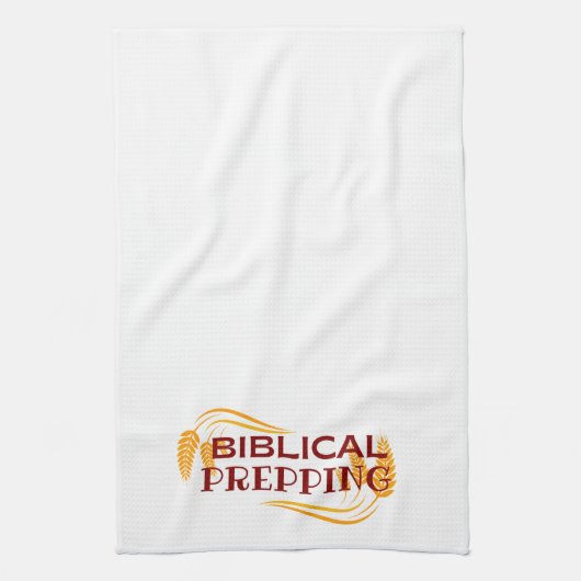 Biblical Prepping Kitchen Towel Theedoek (Verticaal)