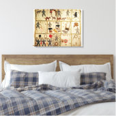 Biblical quilt, Virginia Canvas Afdruk (Insitu (Slaapkamer))