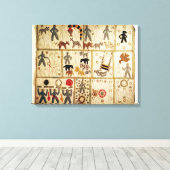 Biblical quilt, Virginia Canvas Afdruk (Insitu (Houten vloer))