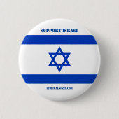 Biblical Signs "Support Israel" Button (Voorkant)