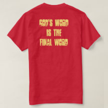 Biblical Signs T-shirt - Gods Word is het EINDWOOR