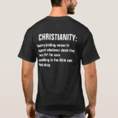 Biblicale definitie van huwelijk t-shirt (Achterkant)