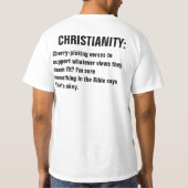 Biblicale definitie van huwelijk t-shirt (Achterkant)
