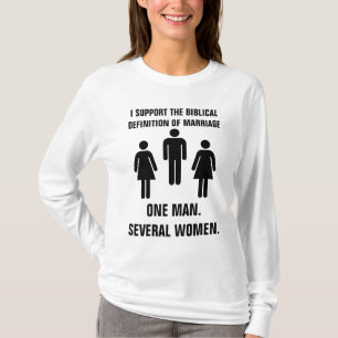 Biblicale definitie van huwelijk t-shirt