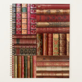 Bibliofiel Mooie Oude Boek Stekels Planner (Voorkant)