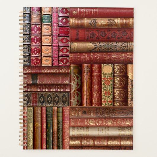 Bibliofiel Mooie Oude Boek Stekels Planner (Voorkant)
