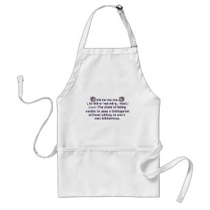 Bibliomania Apron Standaard Schort