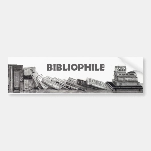 Bibliopfiel: Boekomslag: Bladwijzer: Potcil Art Bumpersticker (Voorkant)