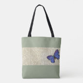Bibliopolies-Butterfly-verfijnd-handtas-Tas Draagtas (Achterkant)