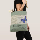 Bibliopolies-Butterfly-verfijnd-handtas-Tas Draagtas (Dichtbij)
