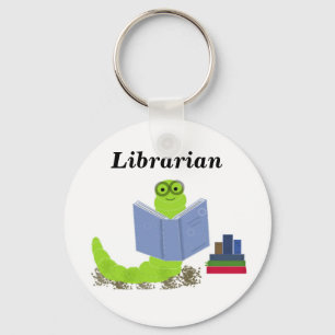 Bibliothecaris - Boekenwurm Sleutelhanger