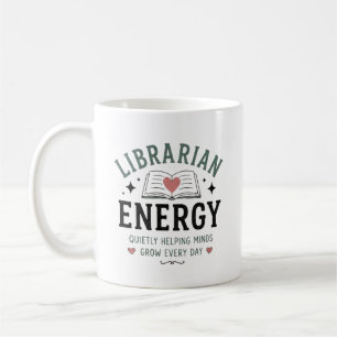 Bibliothecaris Energie Helpt Geesten Groeien Elke Koffiemok