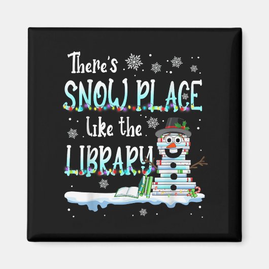 Bibliothecaris Er Is Geen Plaats Als De Bibliothee Magneet (Voorkant)