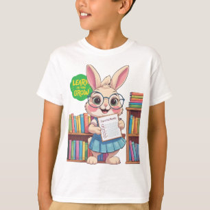 🐰📚 Bibliothecaris-in-opleiding Ster – Konijnened T-shirt