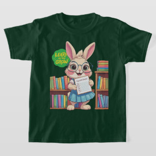 🐰📚 Bibliothecaris-in-Opleiding Ster – Konijnened T-shirt