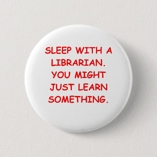 bibliothecaris ronde button 5,7 cm