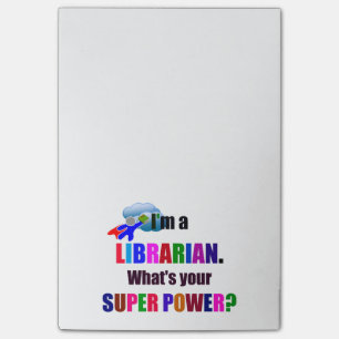 Bibliothecaris Superheld - Krachtige Kleurrijke Te Post-it® Notes