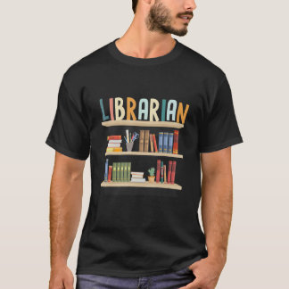 Bibliothecarisch alfabet boek eerste schooldag t-shirt