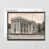 Bibliotheek, Beverly, MA Vintage Briefkaart (Voorkant / Achterkant)