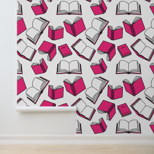 Bibliotheek Boeken School Classroom Behang