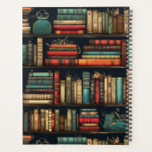 Bibliotheek Boekenrek Aangepaste Jaarlijkse Planne Planner (Achterkant)