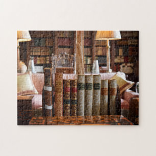 Bibliotheek Boekenwurm in Hever Castle - 16x20 - 5 Legpuzzel