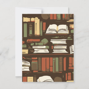 bibliotheek briefkaart