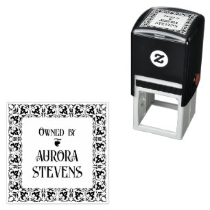 Bibliotheek Crest Zelfinktende Stempel