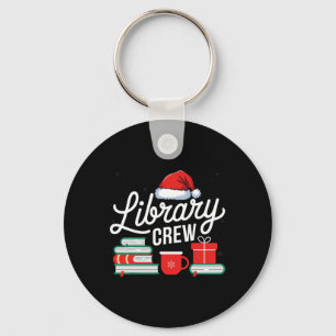 Bibliotheek Crew Book Lovers Librarian Xmas Holida Sleutelhanger