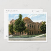 Bibliotheek, Duluth, Vintage MN 1914 Briefkaart (Voorkant / Achterkant)