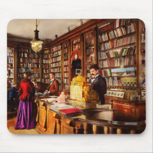 Bibliotheek - Een nieuw idee 1895 Muismat