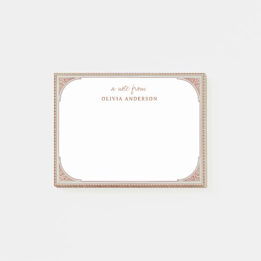 Bibliotheek | Elegant  Lijst Post-it® Notes (Voorkant)