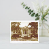 Bibliotheek, Evanston, Vintage van Illinois Briefkaart (Staand voorkant)
