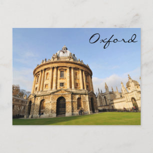 Bibliotheek in Oxford, Engeland Briefkaart