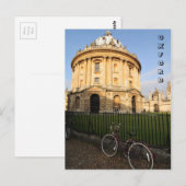 Bibliotheek in Oxford, Engeland Briefkaart (Voorkant / Achterkant)