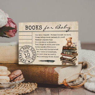 Bibliotheek Kaart Bloemenboeken voor Baby Kaart