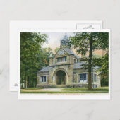 Bibliotheek, Madison, Vintage van New Jersey Briefkaart (Voorkant / Achterkant)