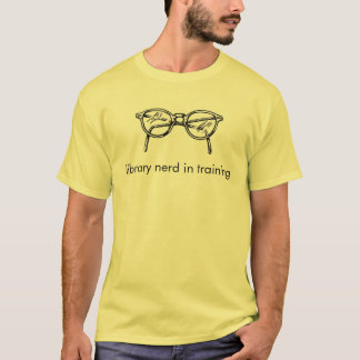 bibliotheek nerd in opleiding t-shirt