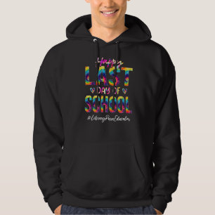 Bibliotheek Para Opvoeder Gelukkig Laatste Dag van Hoodie
