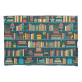 Bibliotheek Planken Reader Books Lover Patroon Kussensloop (Voorkant-Links)