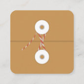 Bibliotheek, Retro,  Visitekaartje (Achterkant)