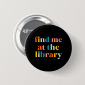 Bibliotheek Ronde Button 5,7 Cm (Voorkant /achterkant)