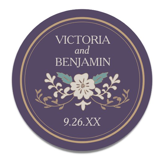 bibliotheek ronde sticker