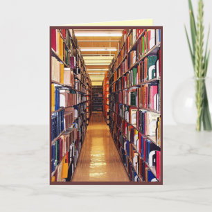 Bibliotheek Seizoensgroeten Feestdagen Kaart