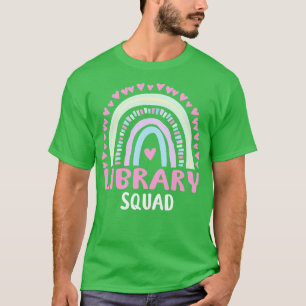 Bibliotheek Squad Party Matching Vrouwen Waarderin T-shirt