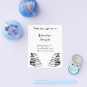 Bibliotheek van aangepaste bladwijzers flyer (Enkel)