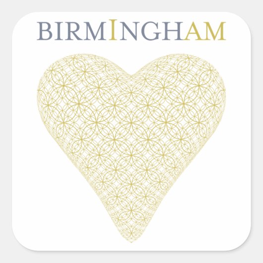 Bibliotheek van Birmingham Stickers (Voorkant)