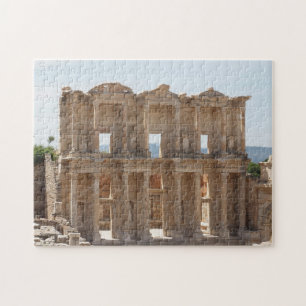 Bibliotheek van Celsus in Ephesus, Turkije Jigzaag Legpuzzel